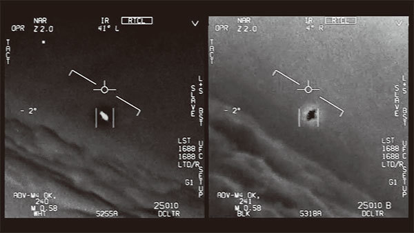 長期以來，美國政府一直對在該國軍事基地上空飛行的UFO進行研究。美國國防部今年4月公布了三段經證明屬實的觀測影片。（美國國防部）