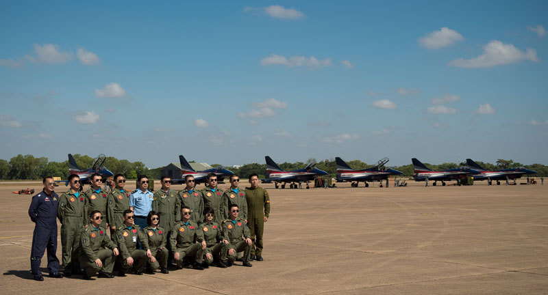 中共空軍實力不敵泰國 0:4敗北