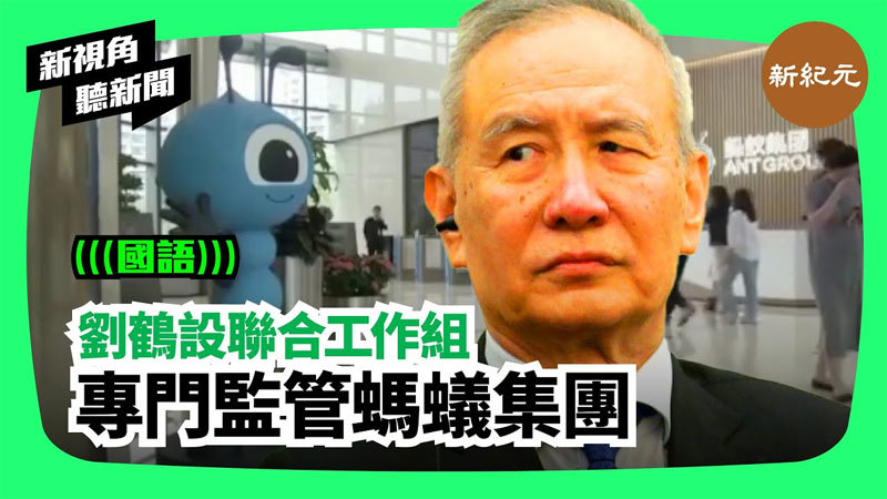 >【新視角聽新聞 #207】劉鶴設聯合工作組 專門監管螞蟻集團