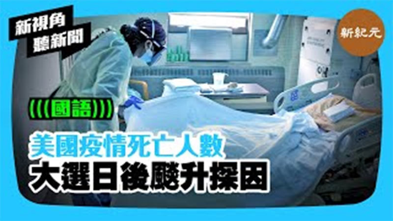 【新視角聽新聞 #298】疫情死亡人數在美國大選日後飆升探因