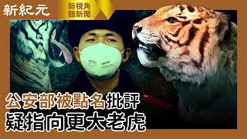 >【新視角聽新聞 #548】公安部被點名批評 疑指向更大老虎