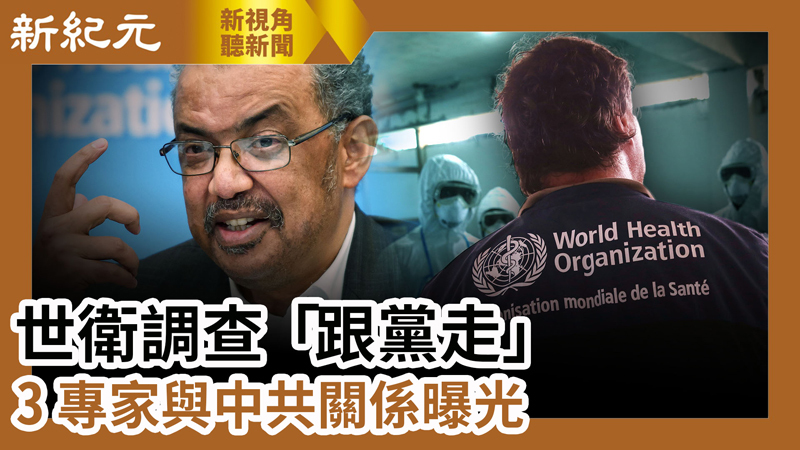 >【新視角聽新聞 #599】世衛調查「跟黨走」 3專家與中共關係曝光