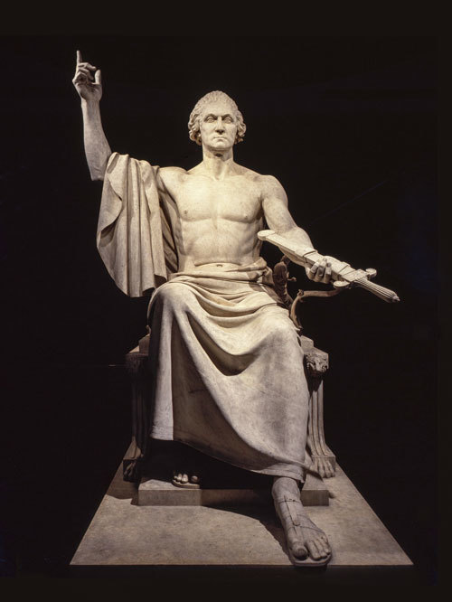 美國古典藝術 格里諾的「喬治．華盛頓像」