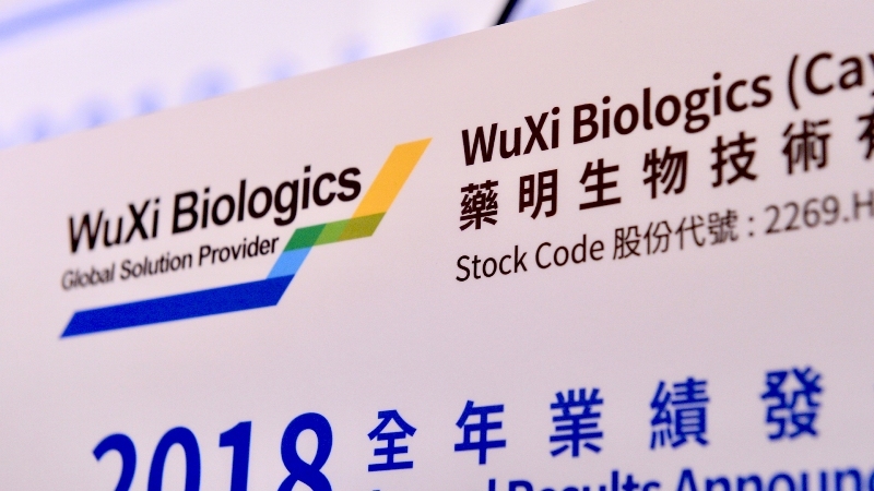 子公司在美未經核實 藥明生物股價大跌