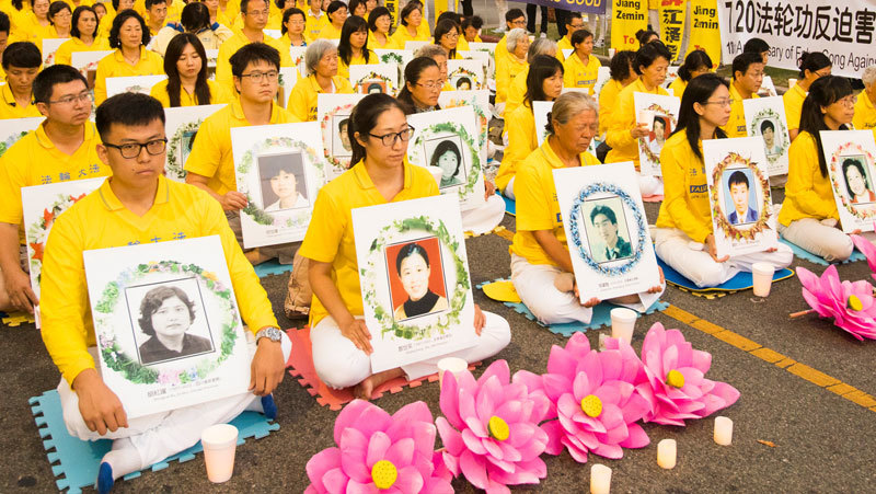 法輪功學員被害死 大量警察嚴控遺體
