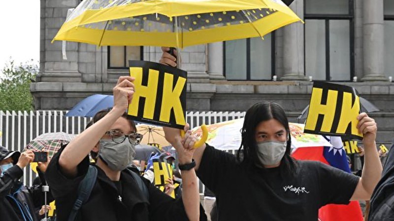 612抗爭三周年 溫哥華港人心守香港