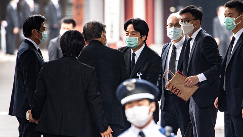 賴清德赴日悼安倍 重大外交突破