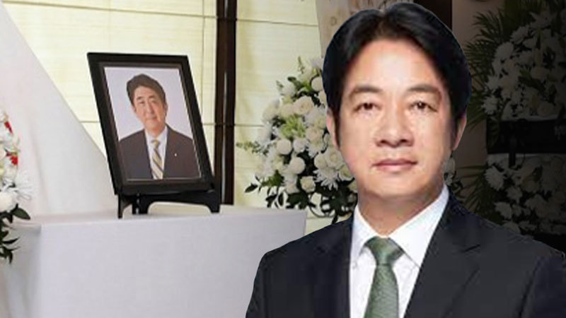 20年家屬親友情誼 賴清德赴日悼安倍