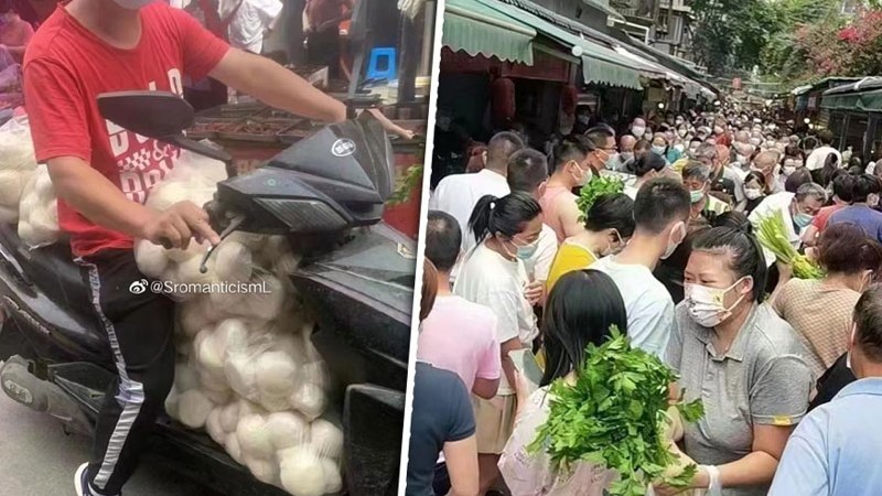 中國成都封控搶物資 網民聲援「熱帶雨林」 