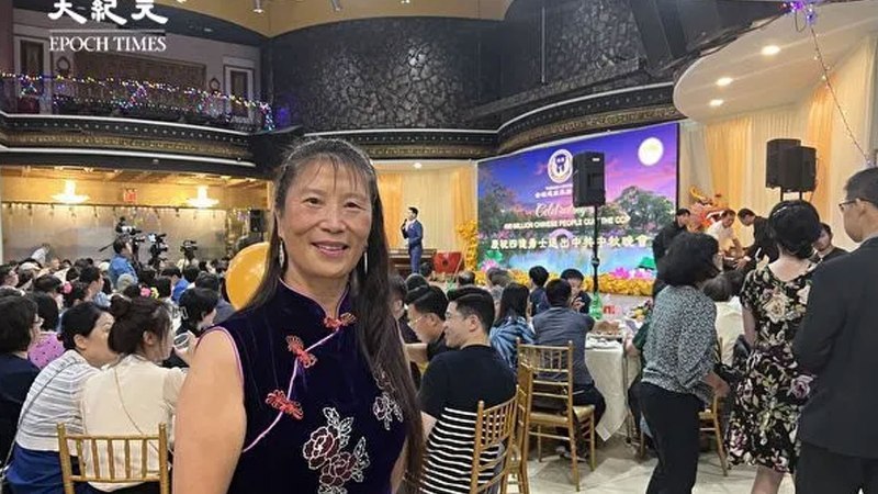 紐約華人感謝李洪志大師 中國人將重獲自由