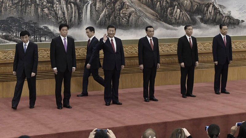 中共二十大政治局常委 人數的變與不變