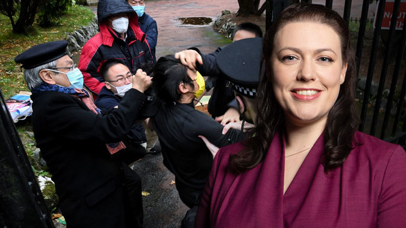 中共總領事涉打人被曝光 英議員籲立刻驅逐