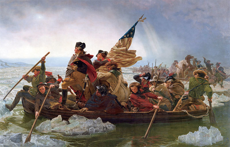 >〈華盛頓橫渡德拉瓦河〉 畫中的自由與勇氣
