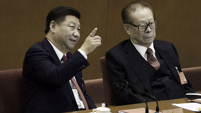 習悼江？習演戲把江當道具