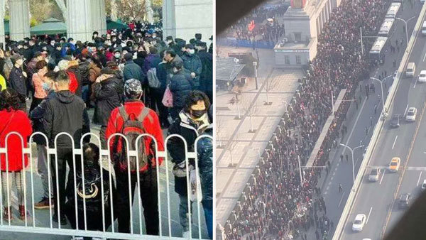 老人抗爭醫保改革 大連武漢警暴力驅趕