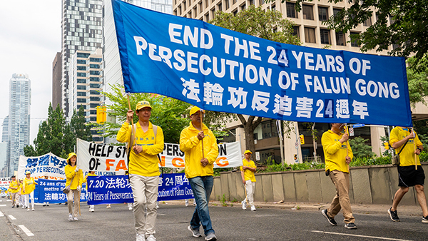 多倫多法輪功大遊行 和平反迫害24周年