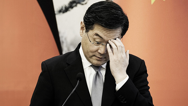 秦剛成最短命外長 副國級身份成問號