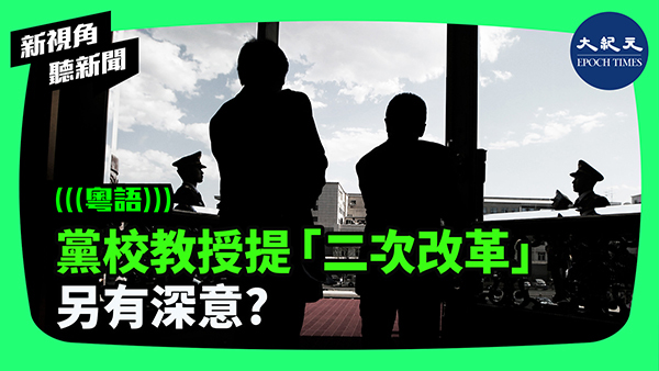 黨校教授提「二次改革」另有深意？