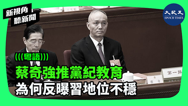 蔡奇強推黨紀教育 為何反曝習地位不穩