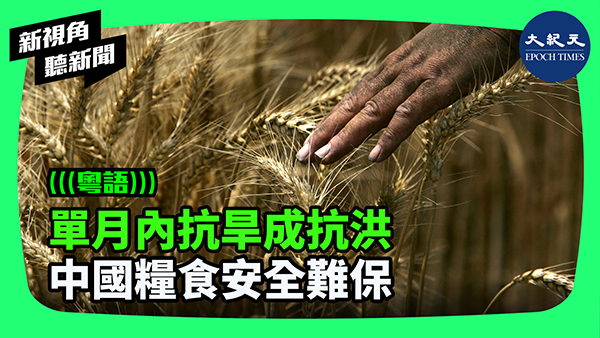 >單月內抗旱成抗洪 中國糧食安全難保