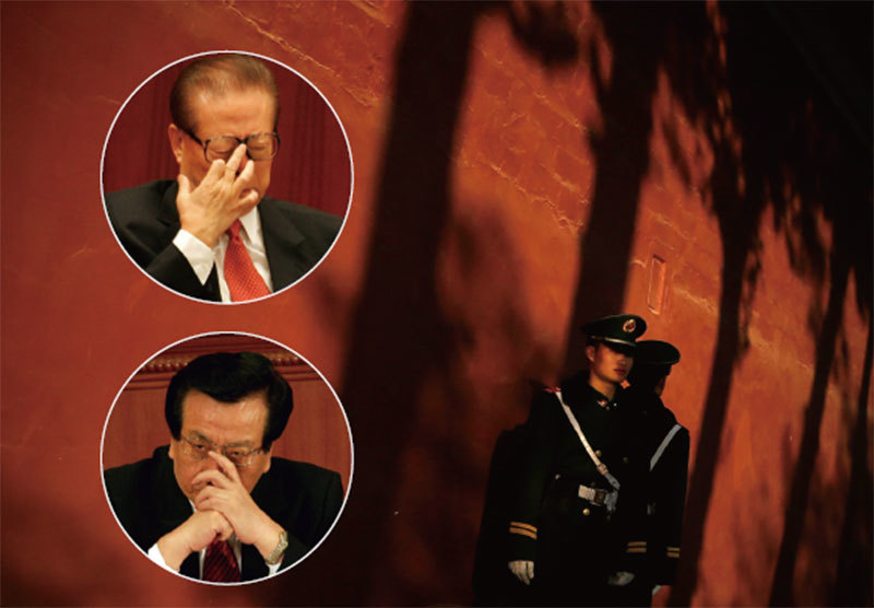 親習黨媒多維新聞網11月14日至17日連發三文，揭露江澤民、曾慶紅的醜聞內幕，為最後的打虎江曾提前做輿論鋪墊。（新紀元合成圖）