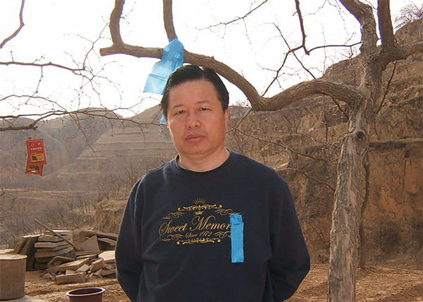 被譽為「中國良心」的著名維權律師高智晟，2006年於陝北老家。a（大紀元）