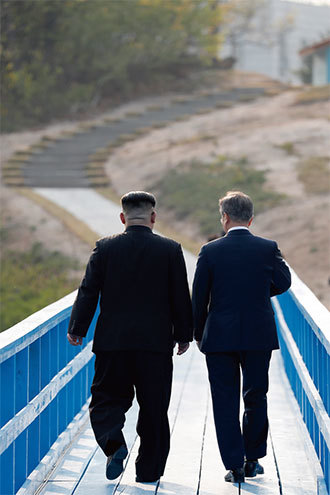 韓朝首腦會談雖然已經成功舉行，但距離朝鮮半島真正和平依然還有很長的路。（Getty Images）