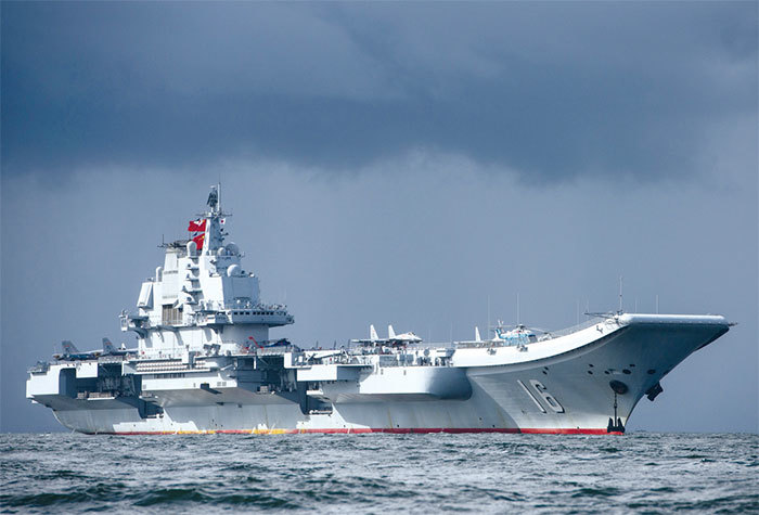 遼寧艦被曝存在兩大致命弱點，根本不能用來作戰。（AFP）
