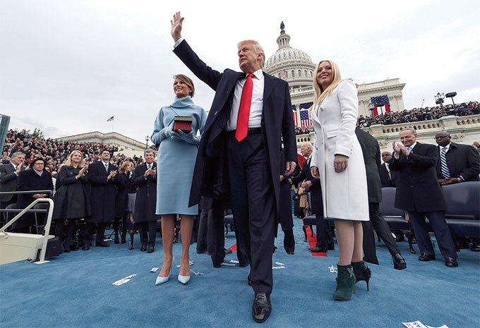 2017年1月20日，特朗普就任美國總統，帶領美國開啟新紀元。（Getty Images）