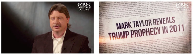 馬克．泰勒接受美國媒體專訪，轉述神對特朗普的相關預言。（視頻截圖）
