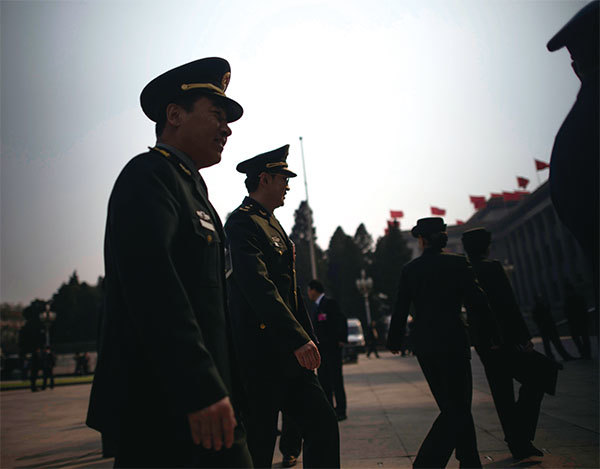 8月17日至19日，中共中央軍委黨的建設會議在北京召開，習近平出席會議並講話，被認為再釋軍中打虎信號。（AFP）