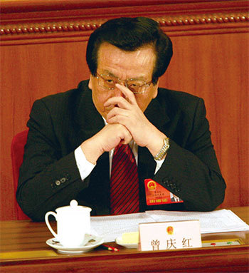 江澤民的大總管曾慶紅長期掌控中共國安系統及特務勢力，操控香港黑白兩道，是海內外特務勢力的總頭子。（Getty Images）