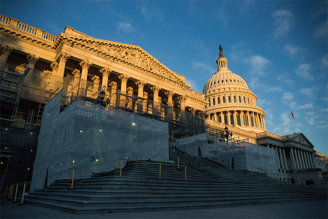 美國2018年中期選舉後形成的政治新格局是：反共的國會加強硬的白宮。（Getty Images）