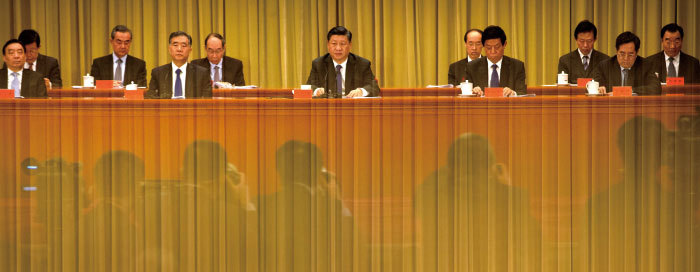 1月2日習近平對臺講話中提及「九二共識」即「兩岸統一、一國兩制」。中共對臺灣統戰的態度驟然丕變，反映出中共黨內鬥爭激烈。（Getty Images）