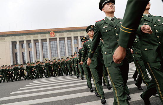 習近平2019年1月4日在中共中央軍委軍事工作會議上發表講話，強調軍隊要做好軍事鬥爭準備，引起輿論關注。（AFP）