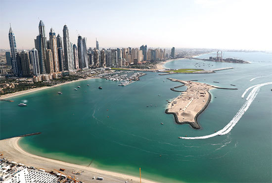 波斯灣擁有一系列美國主要的軍事設施，阿拉伯聯合大公國的迪拜是美國海軍在美國以外的最大停靠港。（Getty Images）